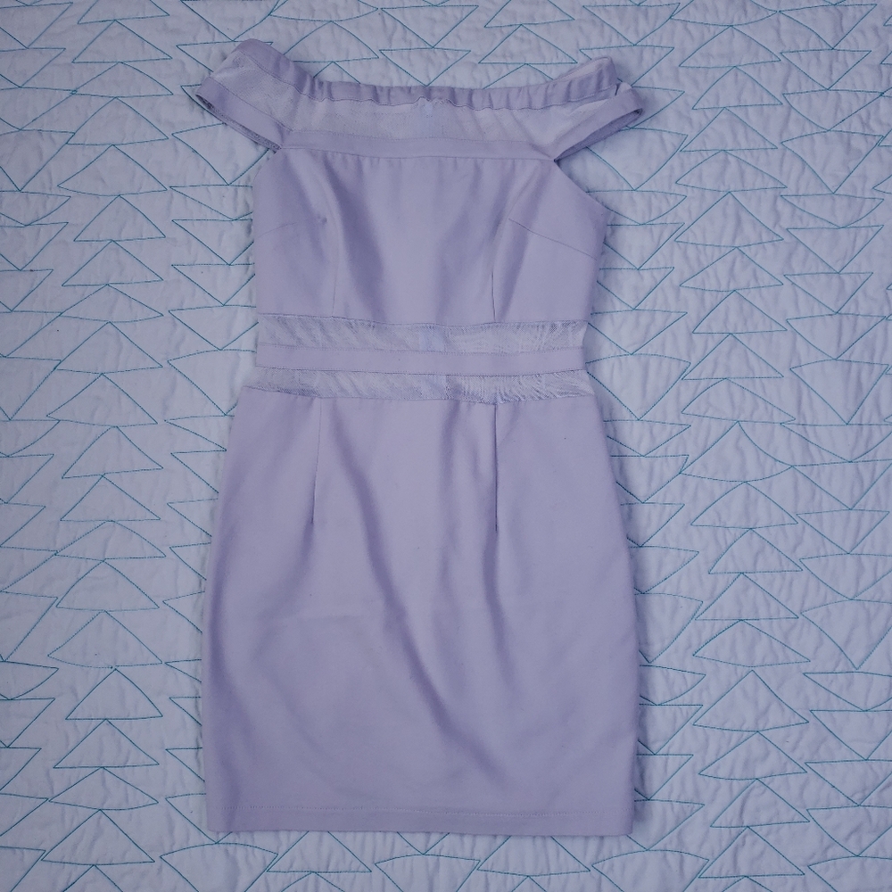 Superdown Revolve Meghan Mesh Stripe Dress
